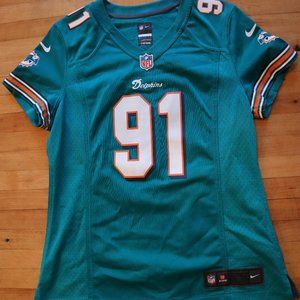 NFL Miami Dolphins Cameron Wake # 91 Jersey Women Size M